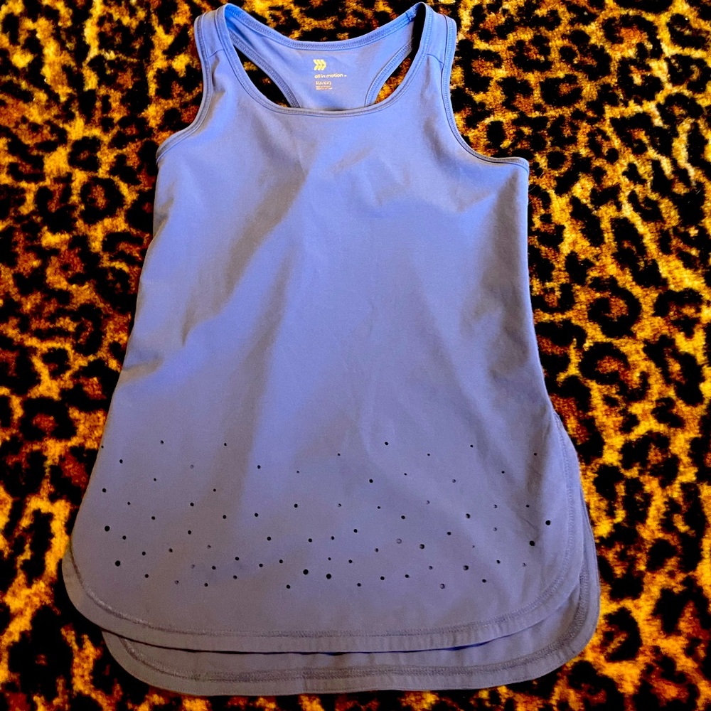 Light navy workout tank